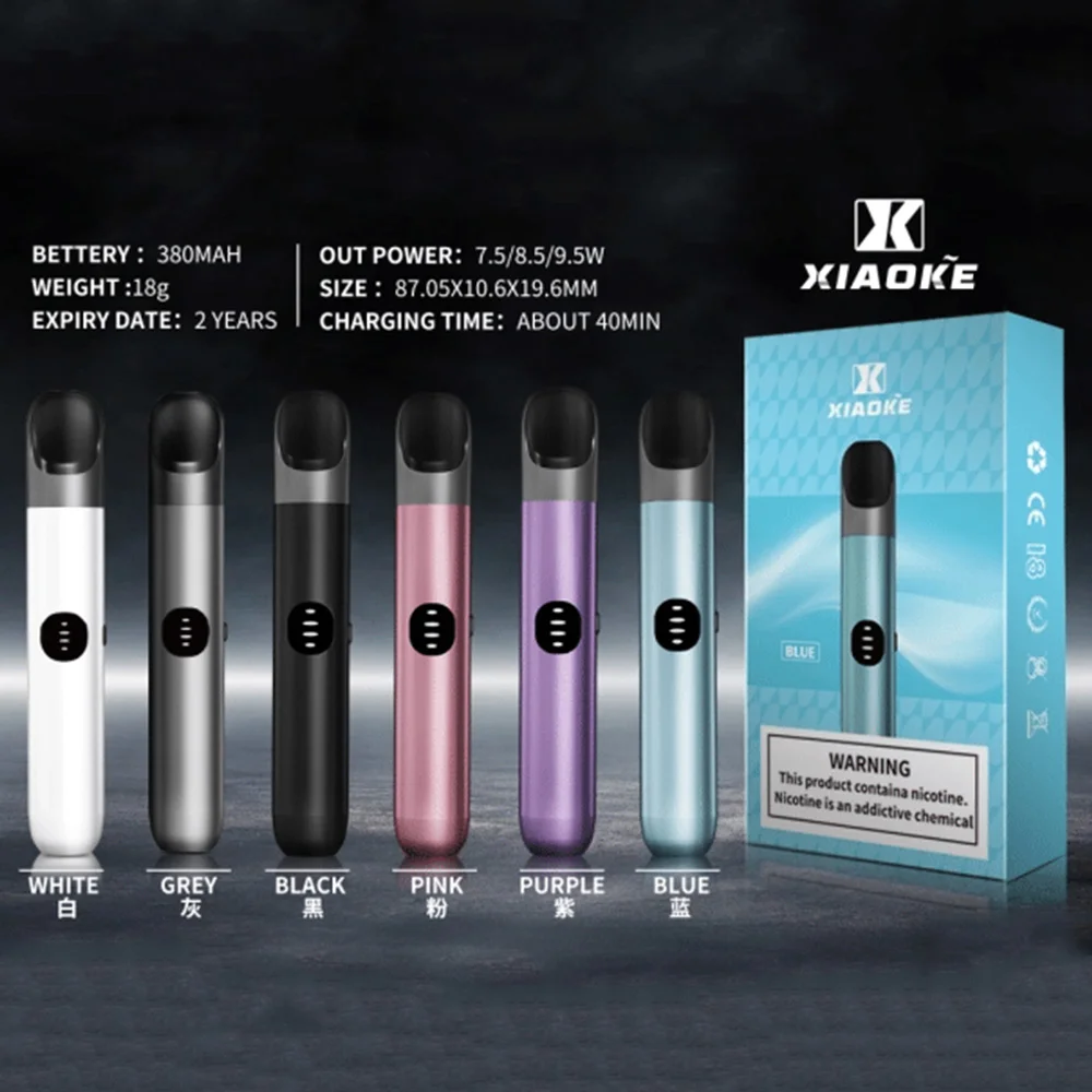 XIAOKE梟客六代電子煙智能變檔主機|6色可選|通用五六代煙彈